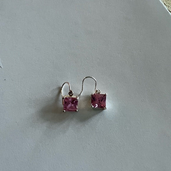 Pink stones ring and earrings set - Picture 5 of 7
